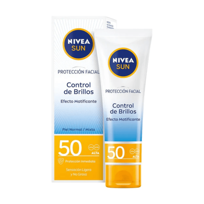 Nivea Sun Fps 50 Facial  X 50