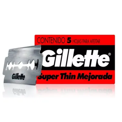Gillette Super Thin C Rep  X5
