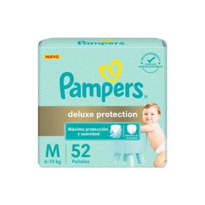 Pampers Deluxe Prot Med  X 52