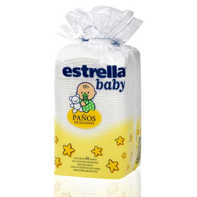 Estrella Baby Paños Alg  X 40