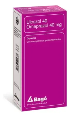 Ulcozol  40 Mg Cap  X 14