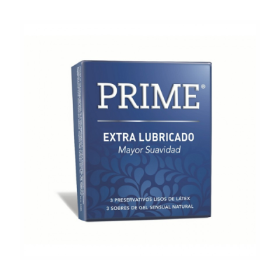 Prime Pre Azul Lubricado  X 3
