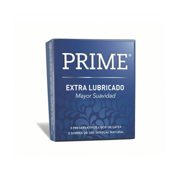 Prime Pre Azul Lubricado  X 3