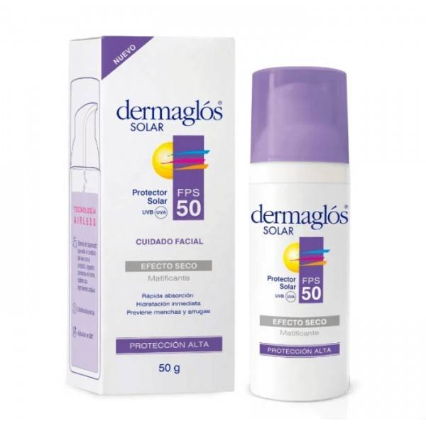 Dermaglos Solar F50 Seco X180