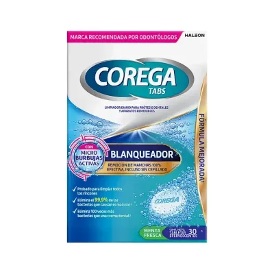 Corega Tabs Combine White X30