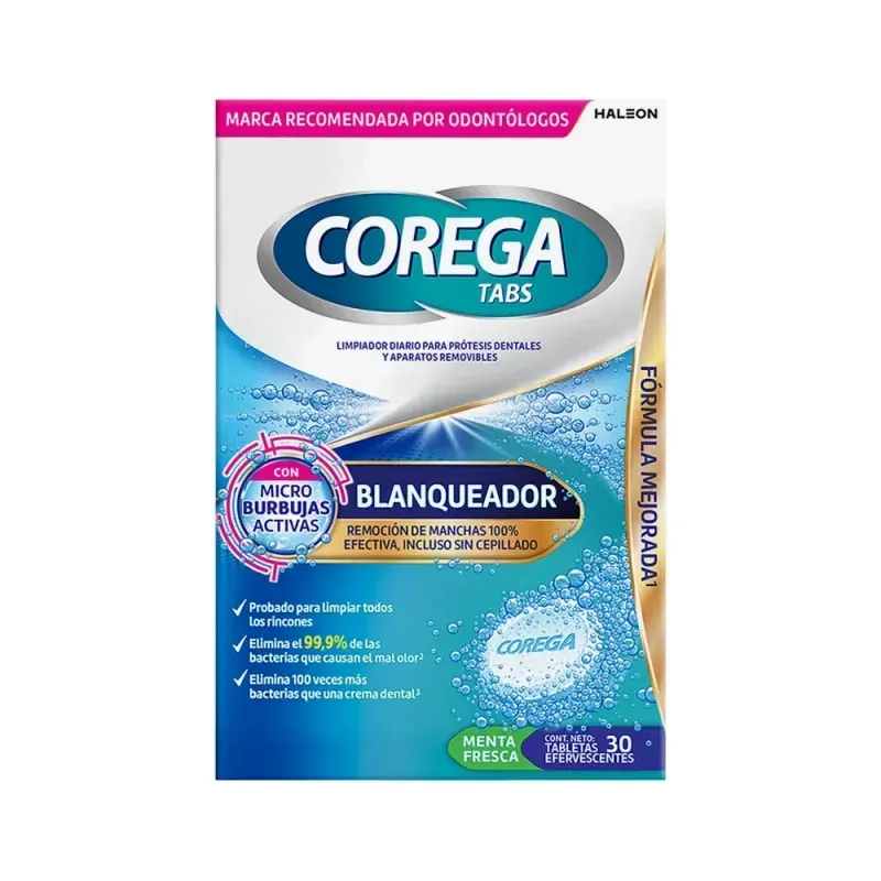 Corega Tabs Combine White X30