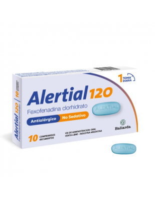 Alertial 120 Mg Comp X 10