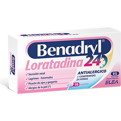 Benadryl 24        Comp X 10