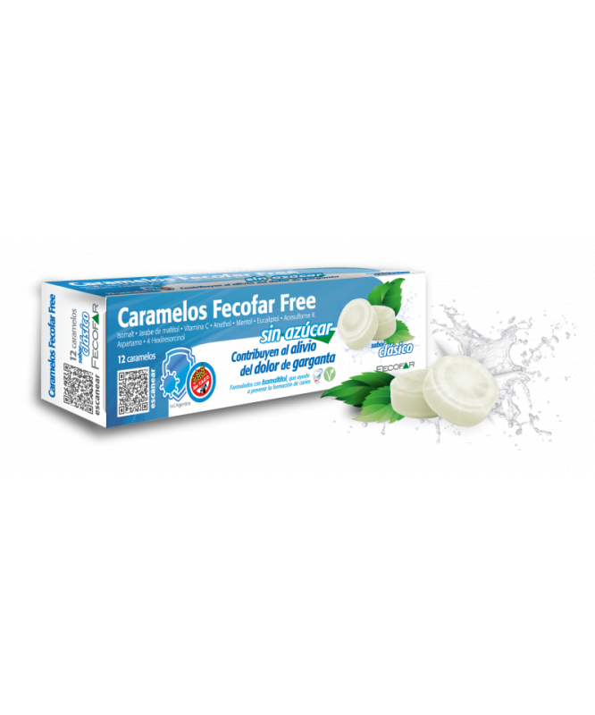 Caramelos Fecofar Free   X12