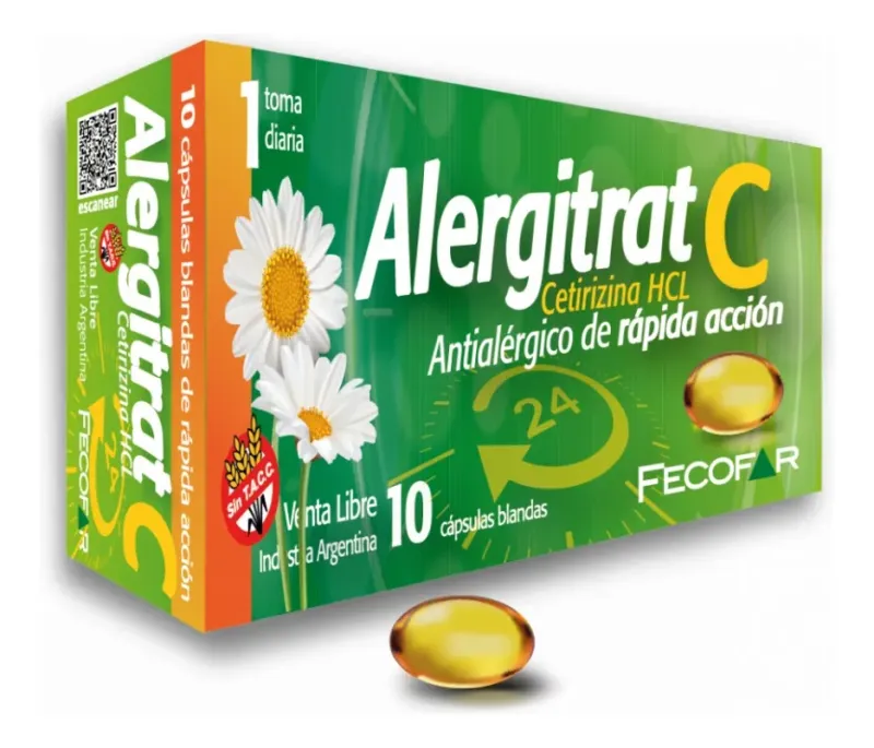 Alergitrat C 10 Mg Caps X 10