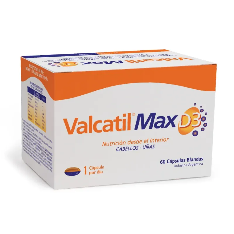 Valcatil Max D3  Caps X 60