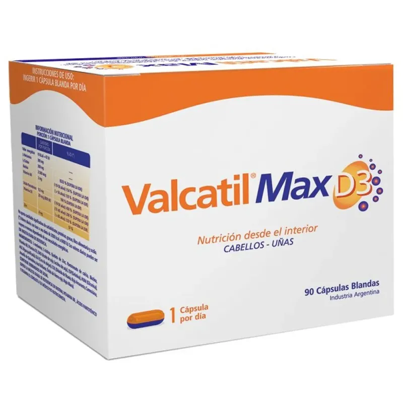 Valcatil Max D3  Caps X 90