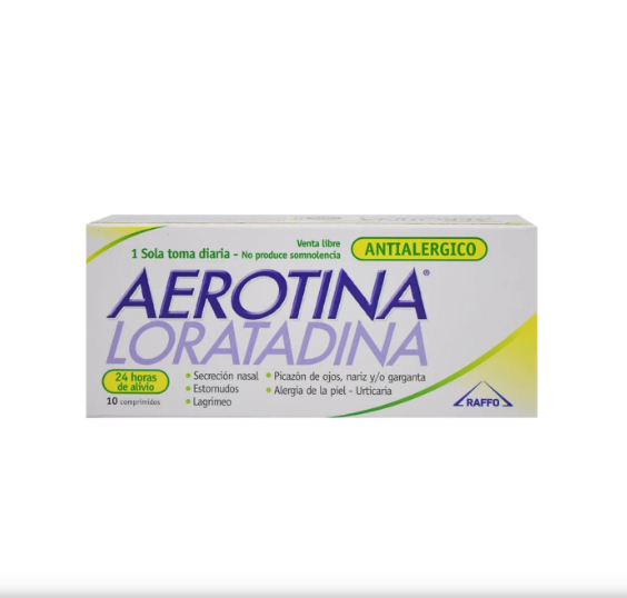 Aerotina  10 Mg Comp X 10