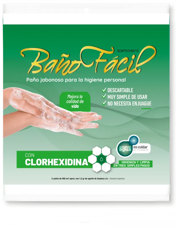 Bano Facil Paños C/Clorhe X 5