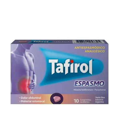 Tafirol Espasmo Comp X 10
