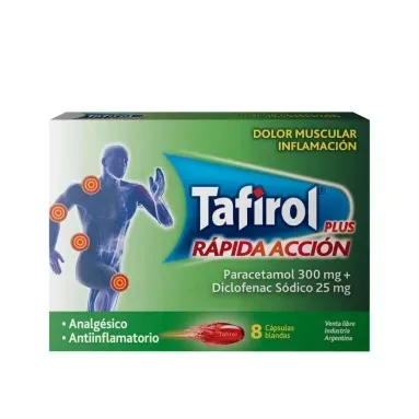 Tafirol Plus R/Acc Caps Blx 8