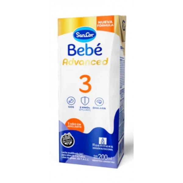 Sancor Bebe 3 Adv.brik 200