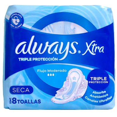 Always Xtra Tri Prot Seca X 8