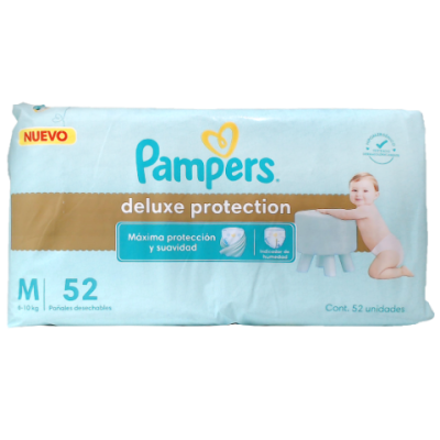 Pampers Deluxe Prot Med  X 52