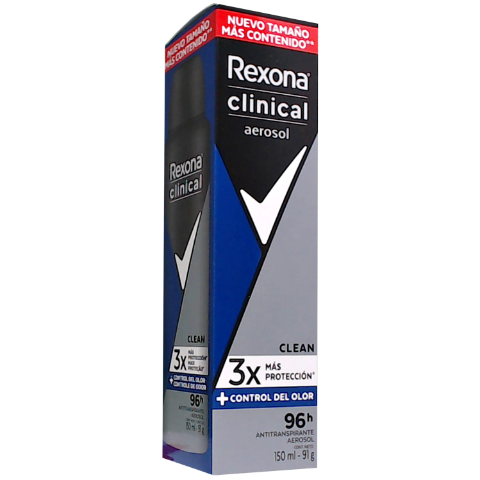 Rexona Clin Deo Aer Clex150Ml