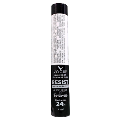Vogue Ojos Delin Res Neg X4Ml
