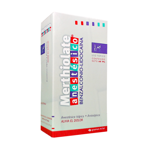 Merthiolate Anestesi X60Ml