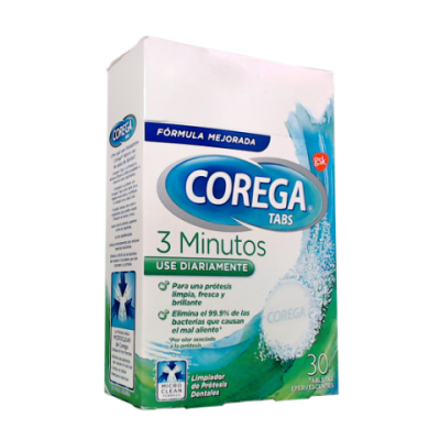 Corega Tabs 3Min 4 En 1 X30