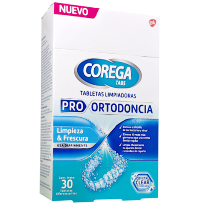 Corega Tabs Pro Ortod.tab X30