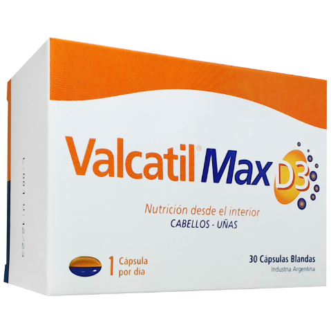 Valcatil Max D3  Caps X 30